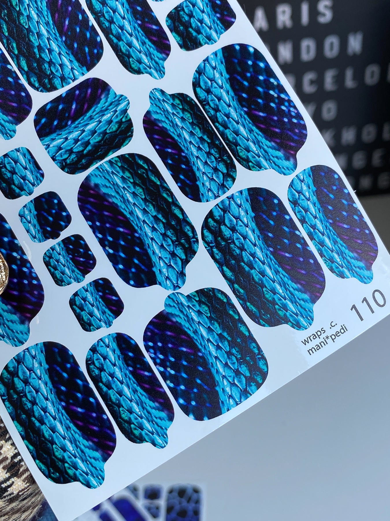 Nail wrap films wnb-110