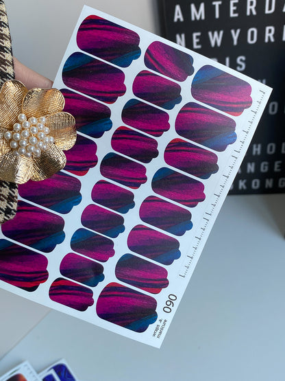 Nail wrap films wnb-090