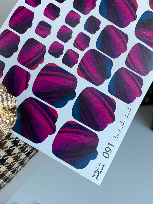 Nail wrap films wnb-091