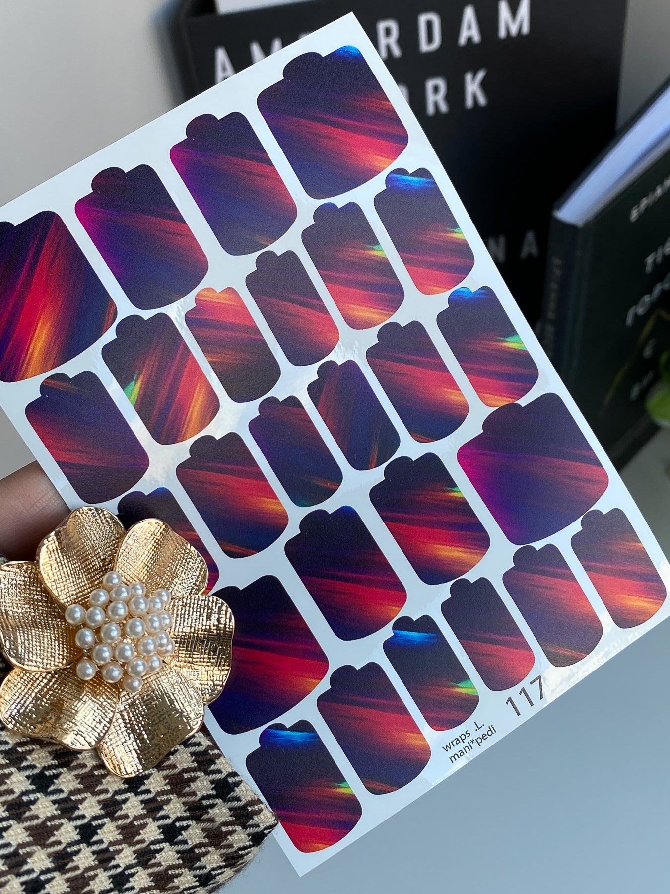 Nail wrap films wnb-117