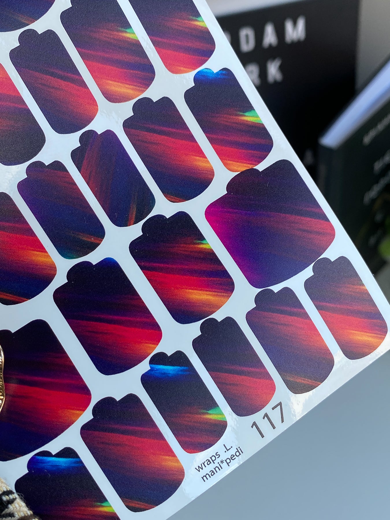 Nail wrap films wnb-117