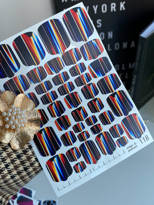 Nail wrap films wnb-118