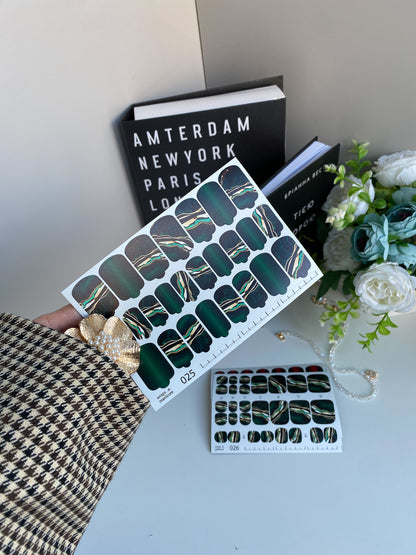 Nail wrap films wnb-025