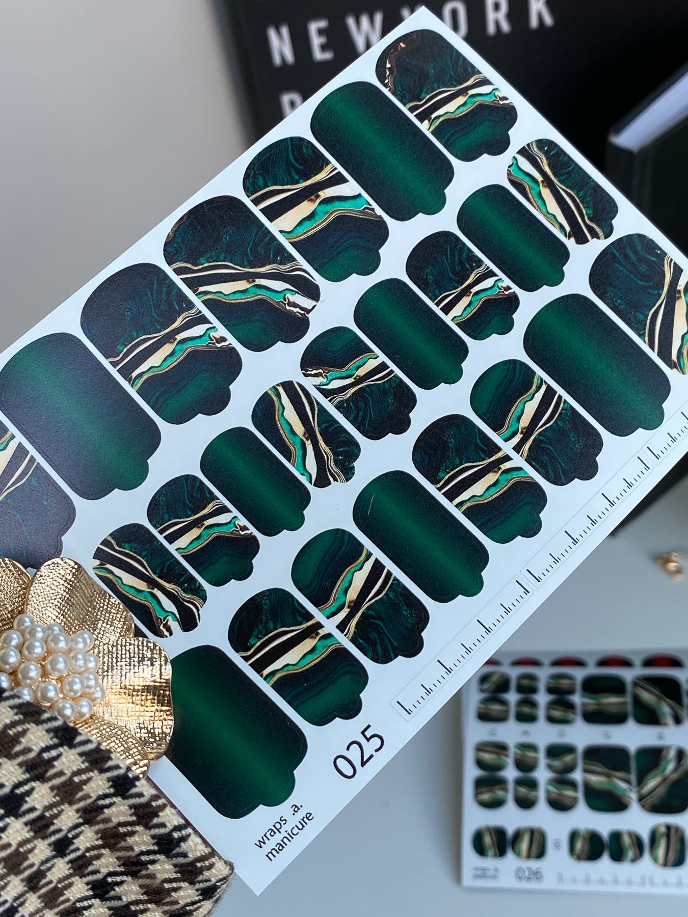 Nail wrap films wnb-025