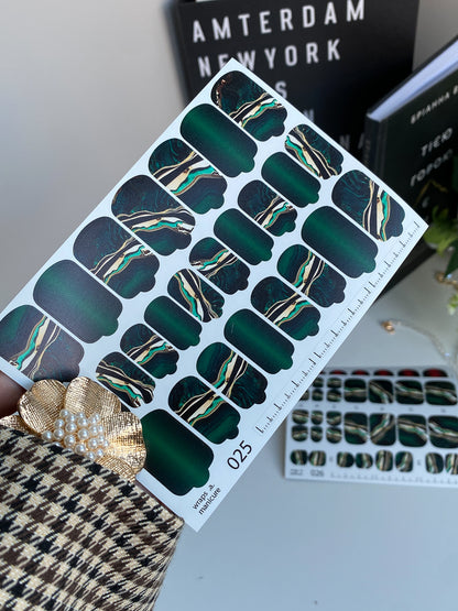 Nail wrap films wnb-025