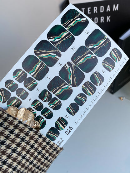 Nail wrap films wnb-026