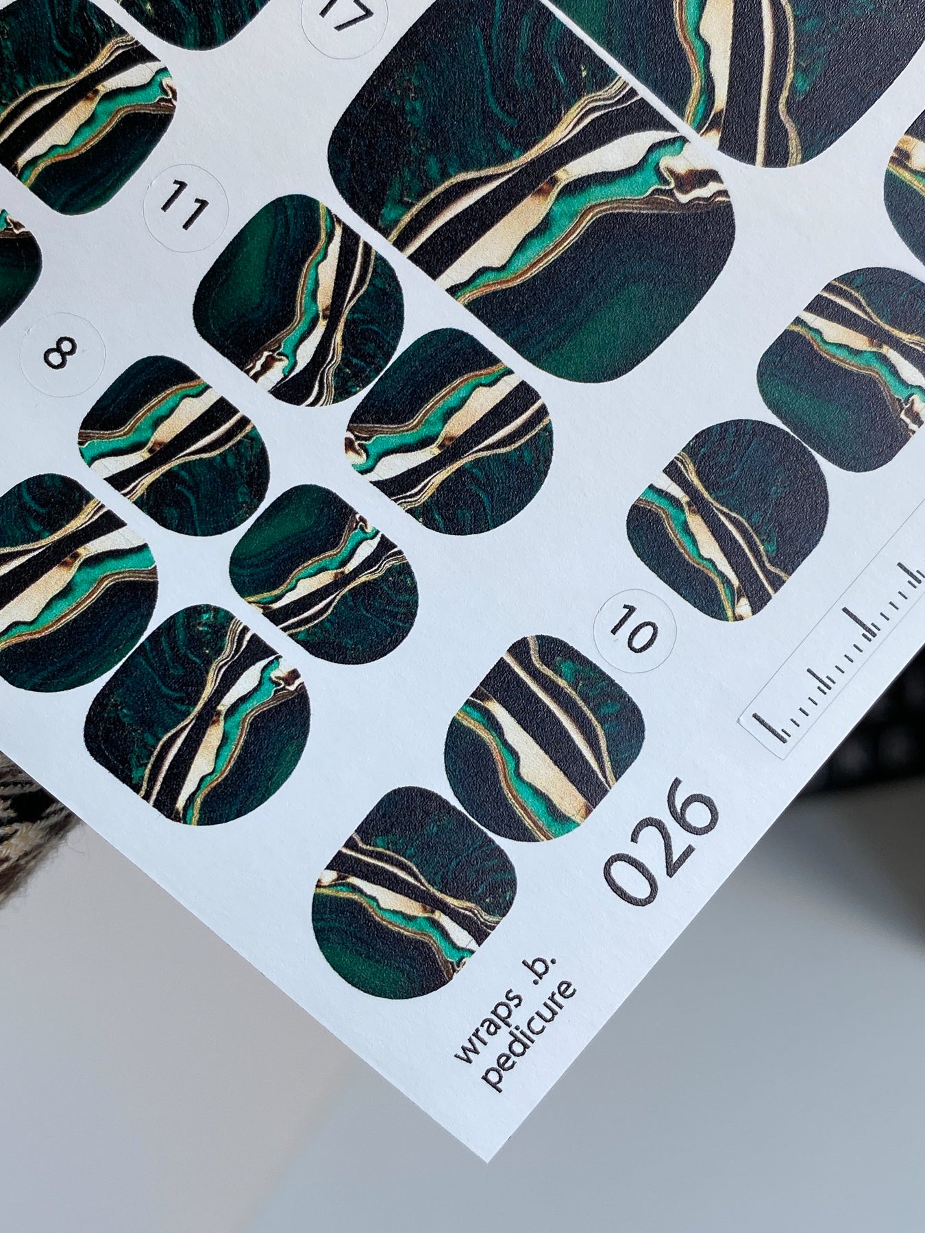 Nail wrap films wnb-026