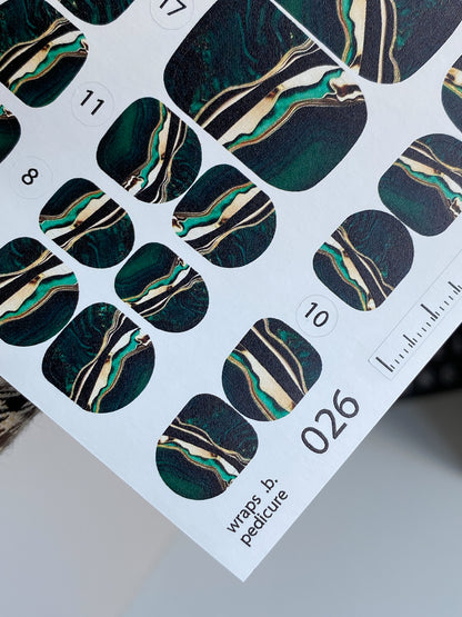 Nail wrap films wnb-026