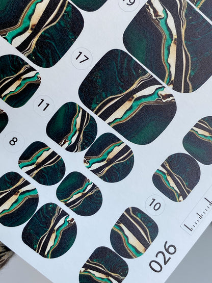 Nail wrap films wnb-026