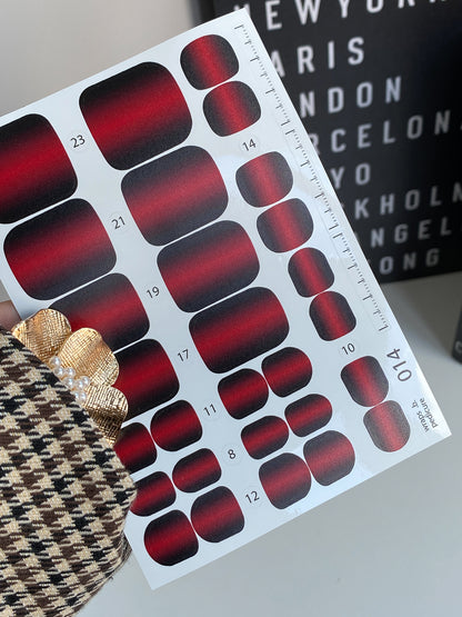 Nail wrap films wnb-014