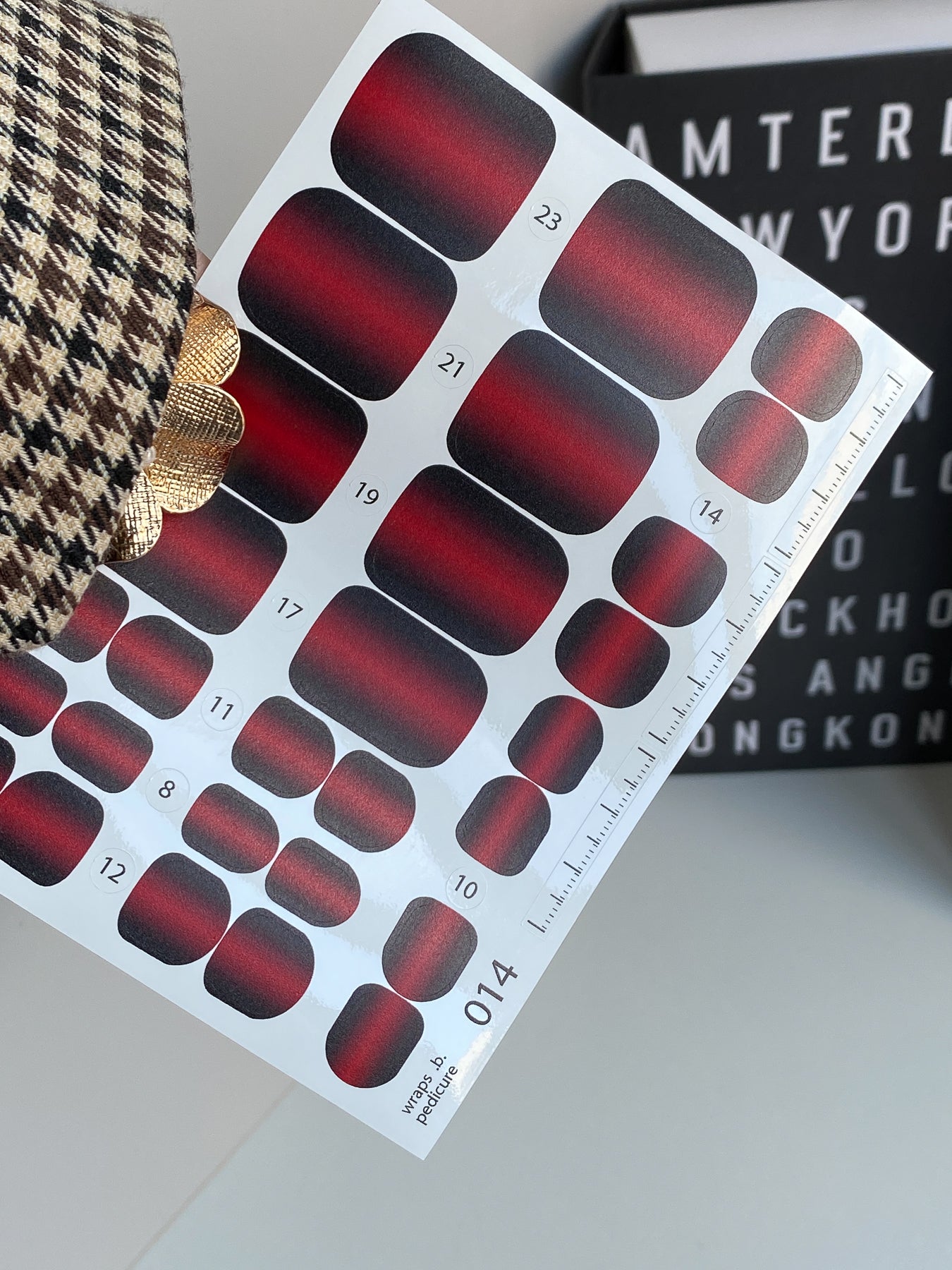 Nail wrap films wnb-014