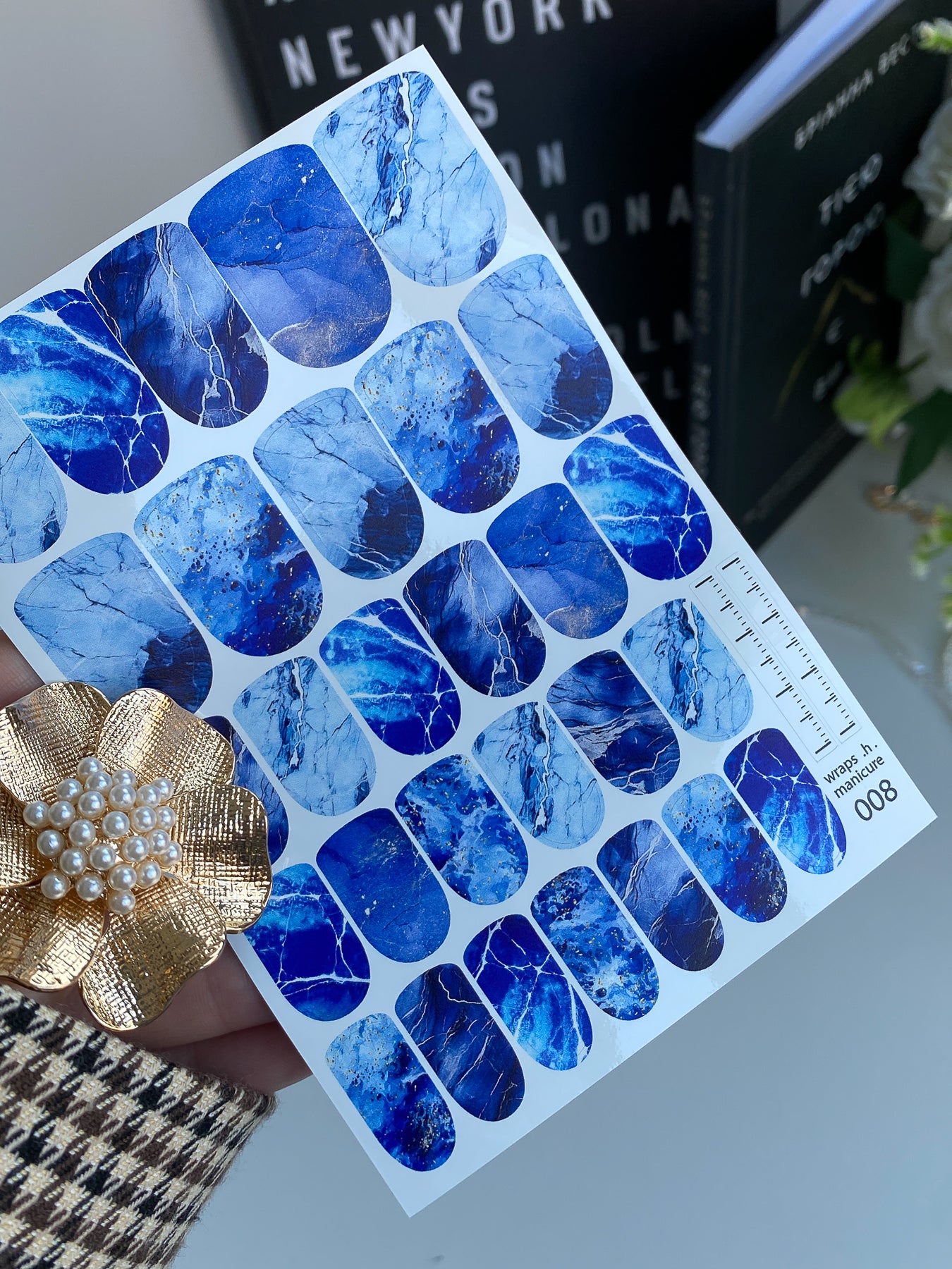 Nail wrap films wnb-008