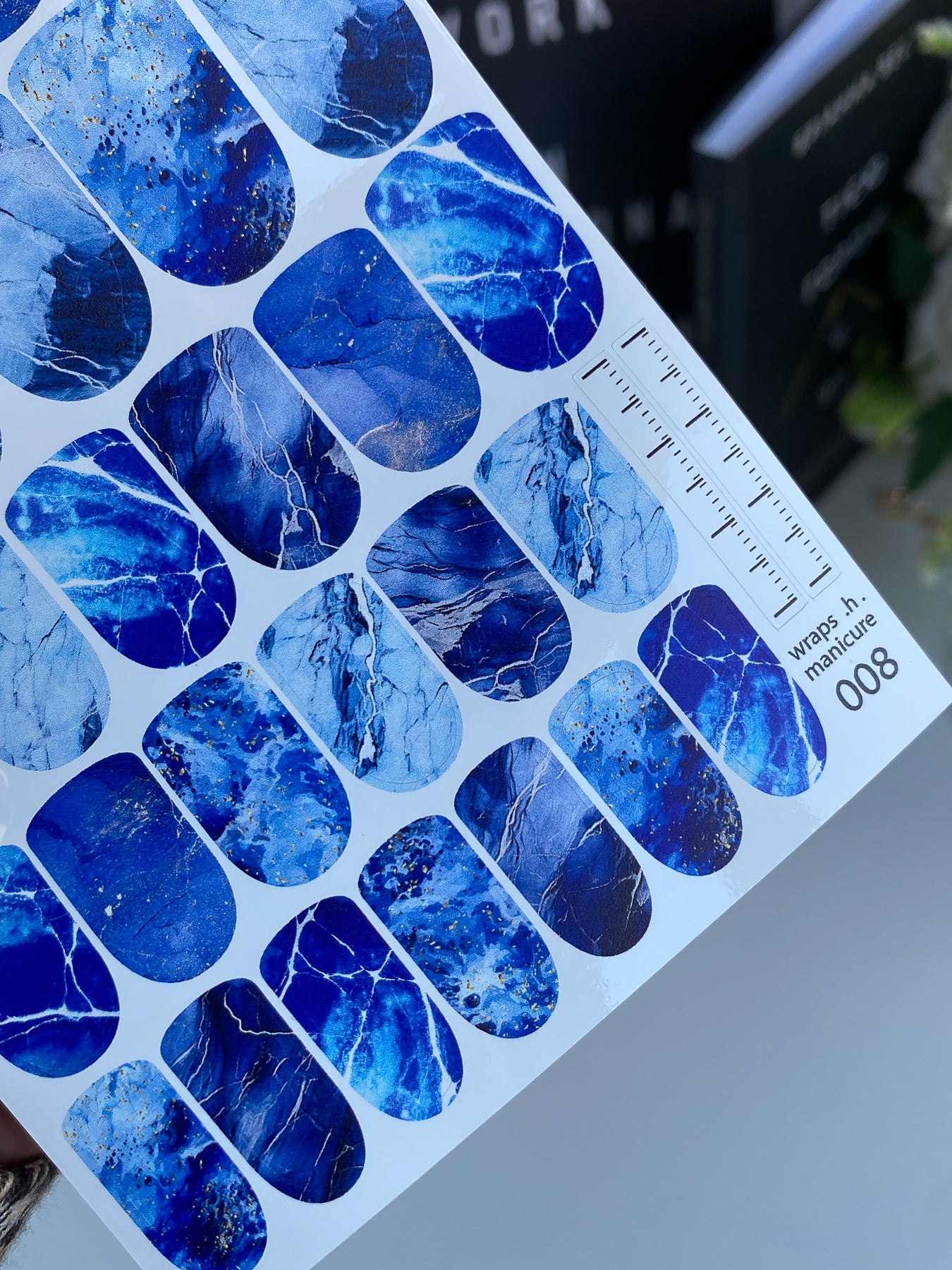 Nail wrap films wnb-008