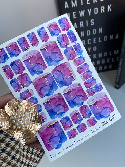 Nail wrap films wnb-047