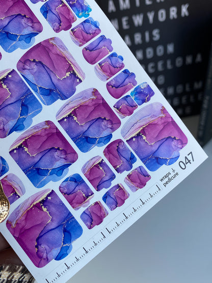 Nail wrap films wnb-047