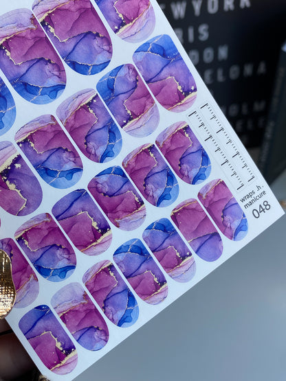 Nail wrap films wnb-048