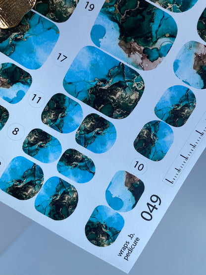 Nail wrap films wnb-049