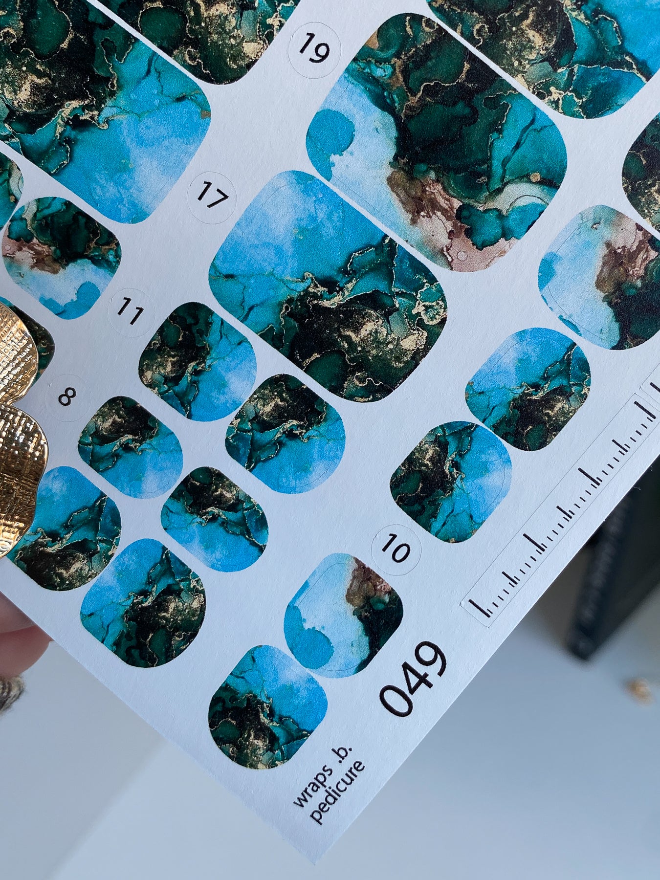 Nail wrap films wnb-049