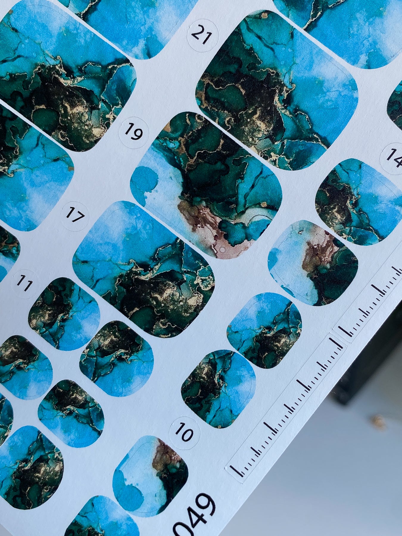 Nail wrap films wnb-049