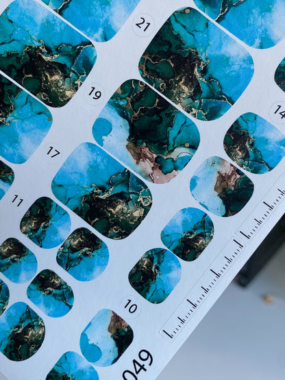 Nail wrap films wnb-049