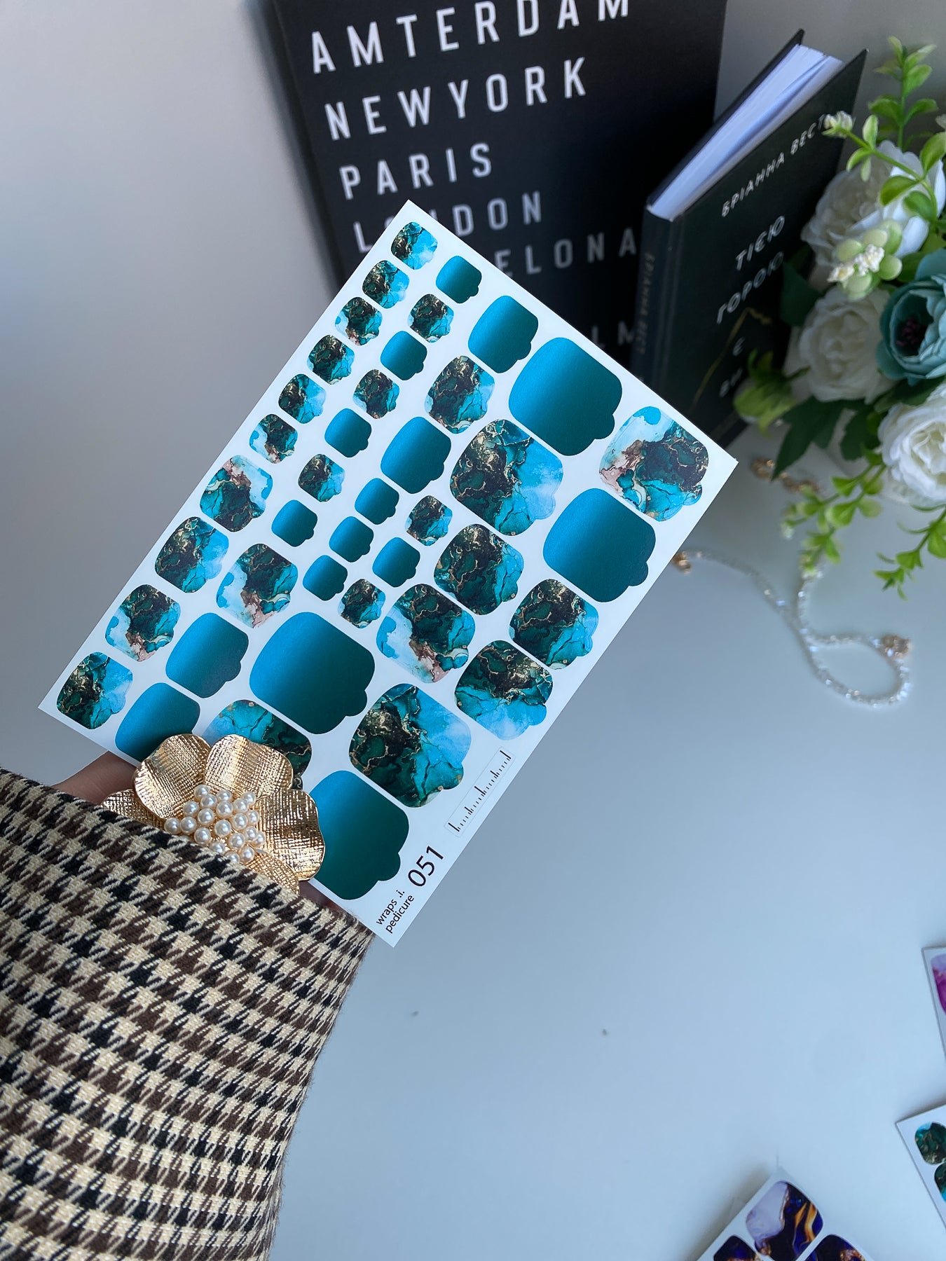 Nail wrap films wnb-051