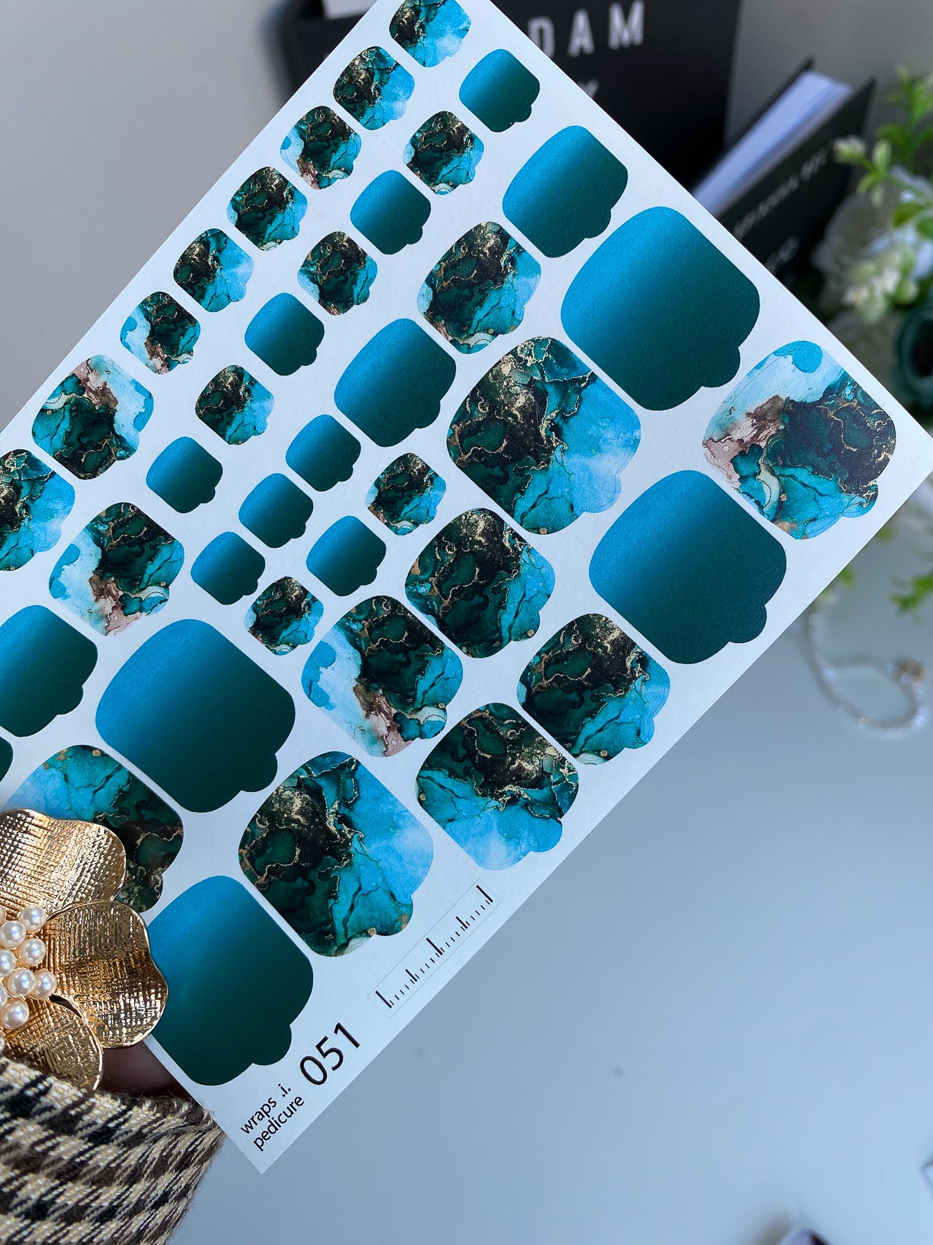 Nail wrap films wnb-051