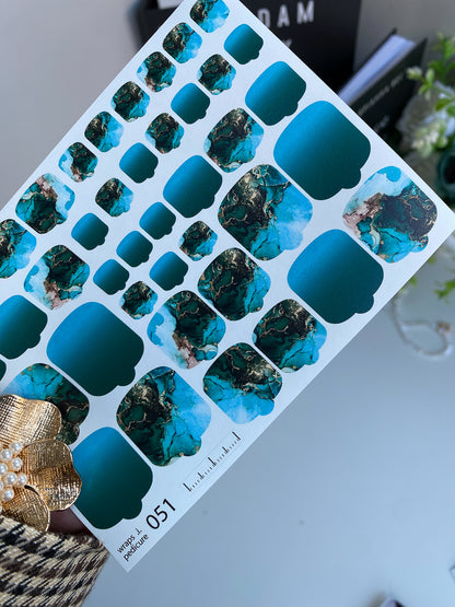 Nail wrap films wnb-051