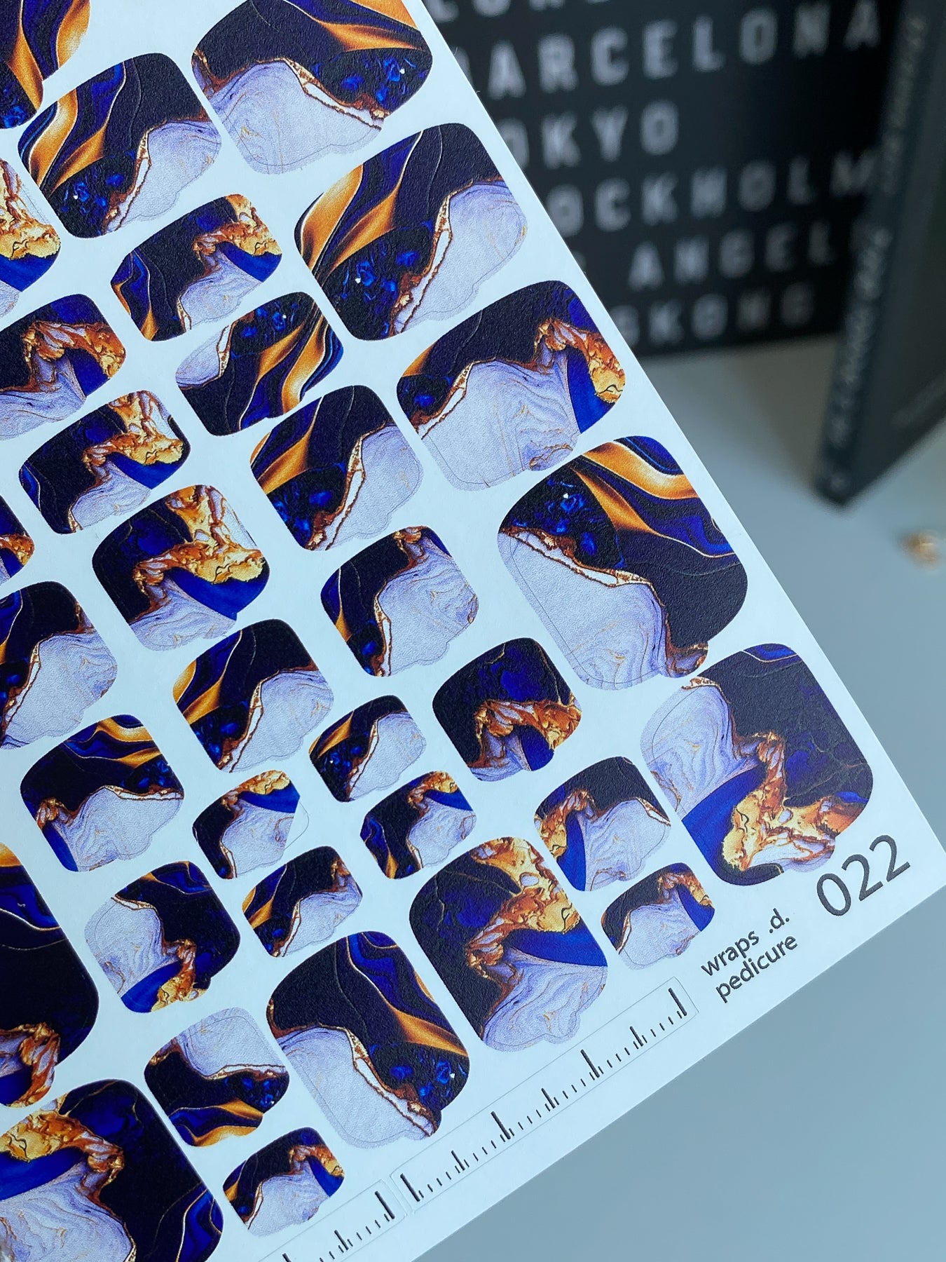 Nail wrap films wnb-022