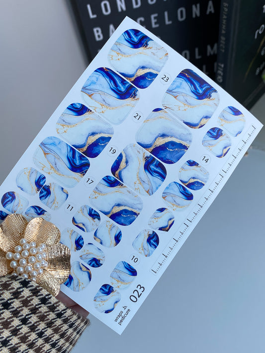 Nail wrap films wnb-023