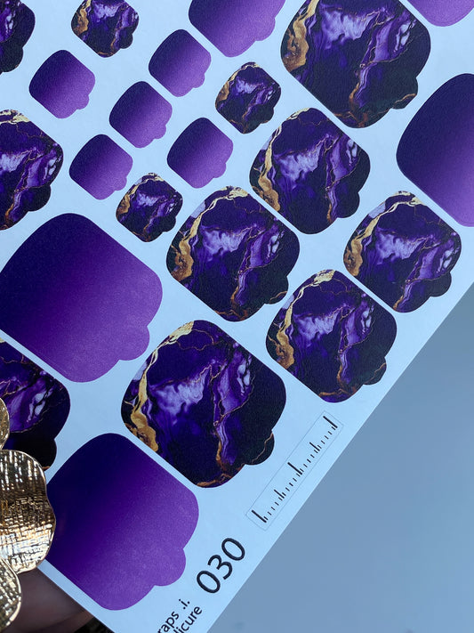 Nail wrap films wnb-030