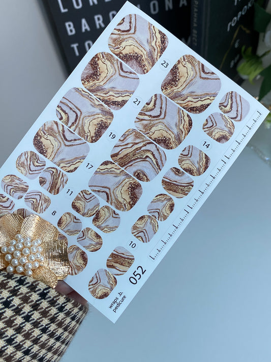 Nail wrap films wnb-052