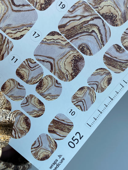 Nail wrap films wnb-052