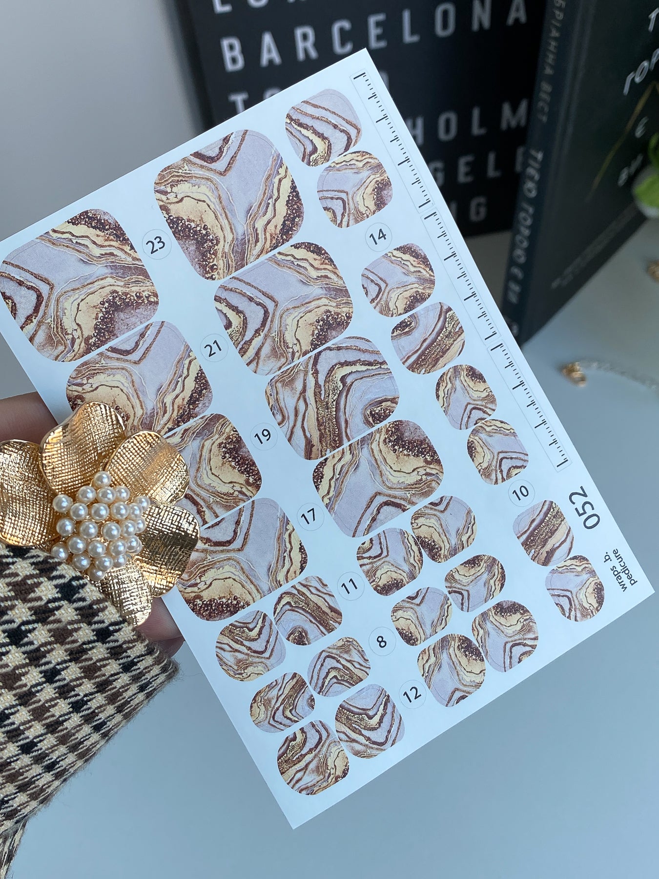 Nail wrap films wnb-052