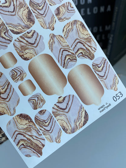 Nail wrap films wnb-053