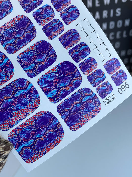 Nail wrap films wnb-096