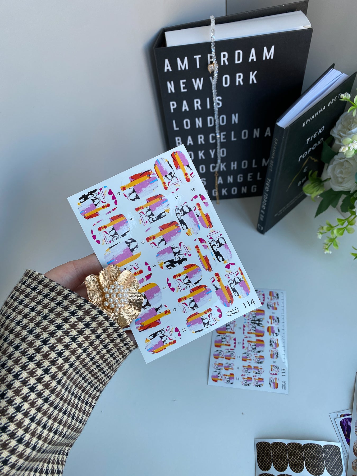 Nail wrap films wnb-114