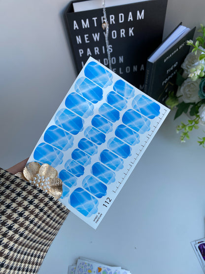 Nail wrap films wnb-112