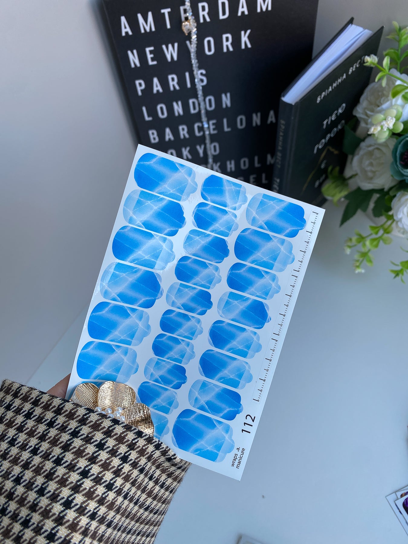 Nail wrap films wnb-112