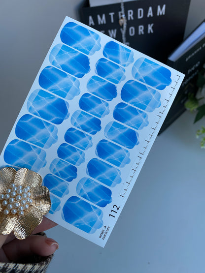 Nail wrap films wnb-112