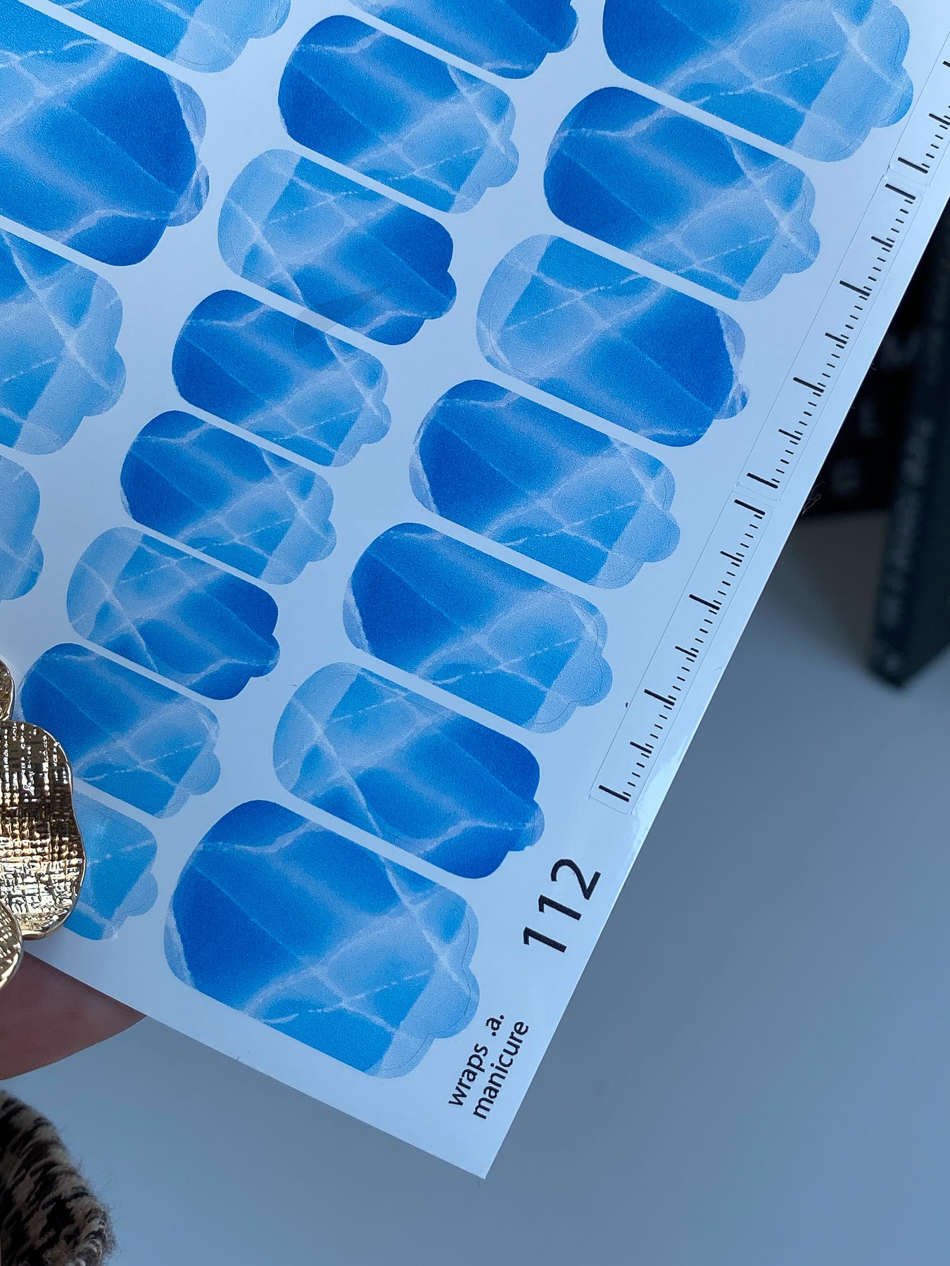 Nail wrap films wnb-112