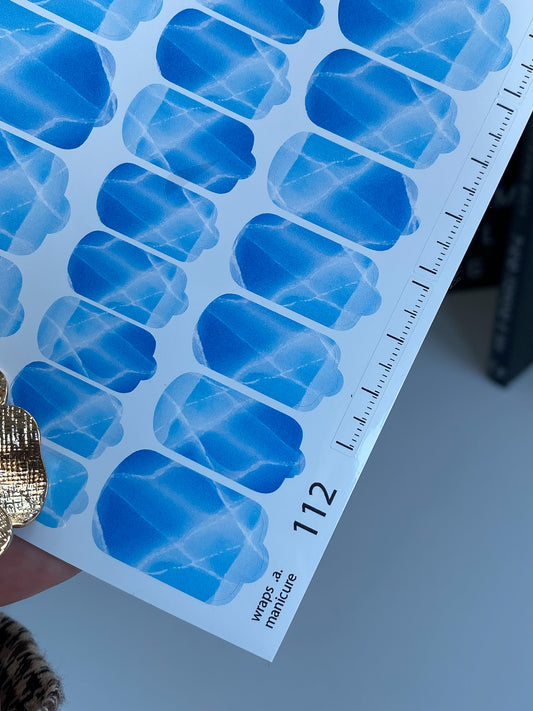 Nail wrap films wnb-112