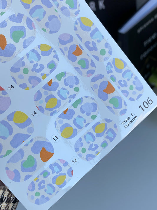 Nail wrap films wnb-106