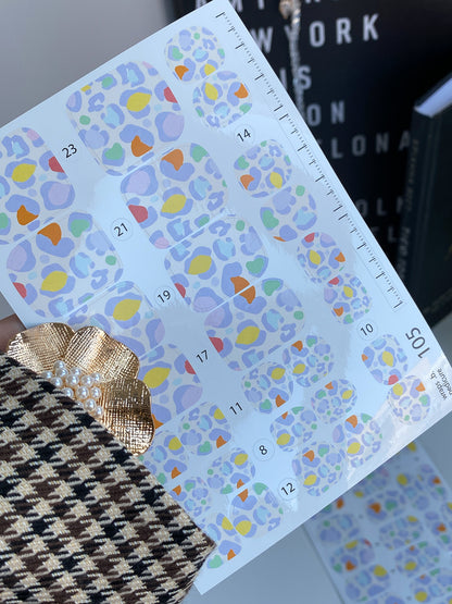 Nail wrap films wnb-105