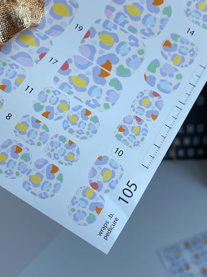 Nail wrap films wnb-105