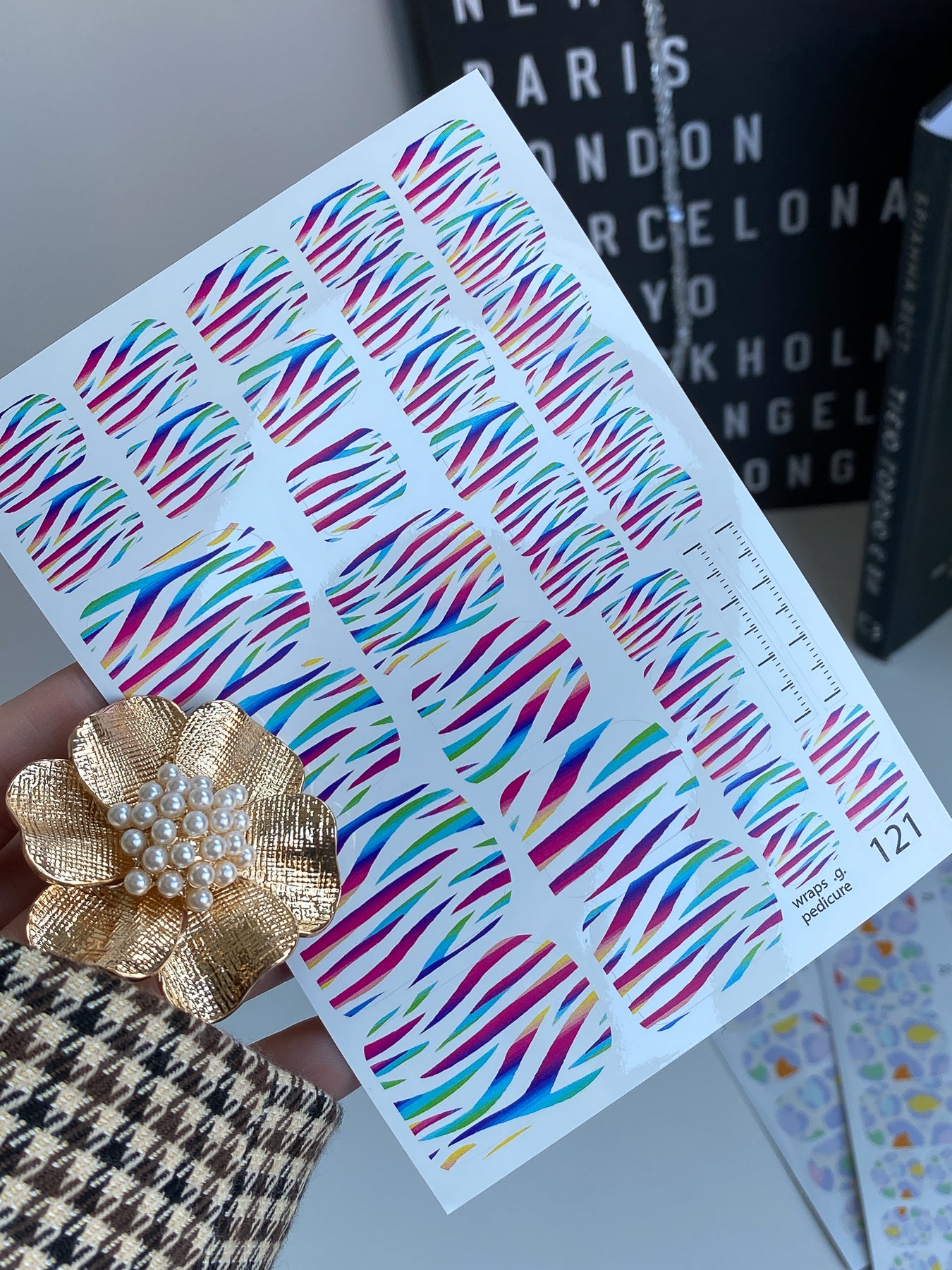 Nail wrap films wnb-121