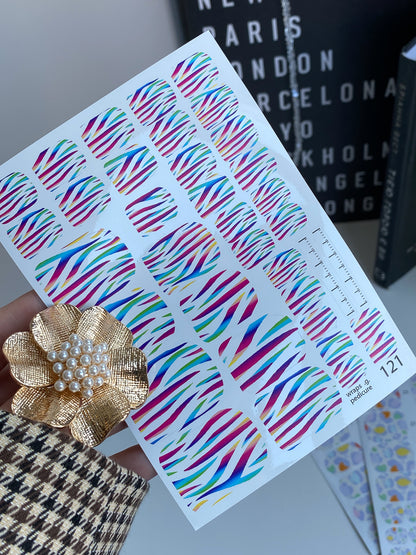 Nail wrap films wnb-121