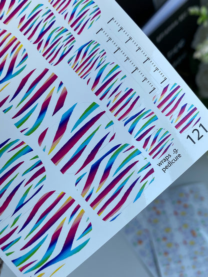 Nail wrap films wnb-121