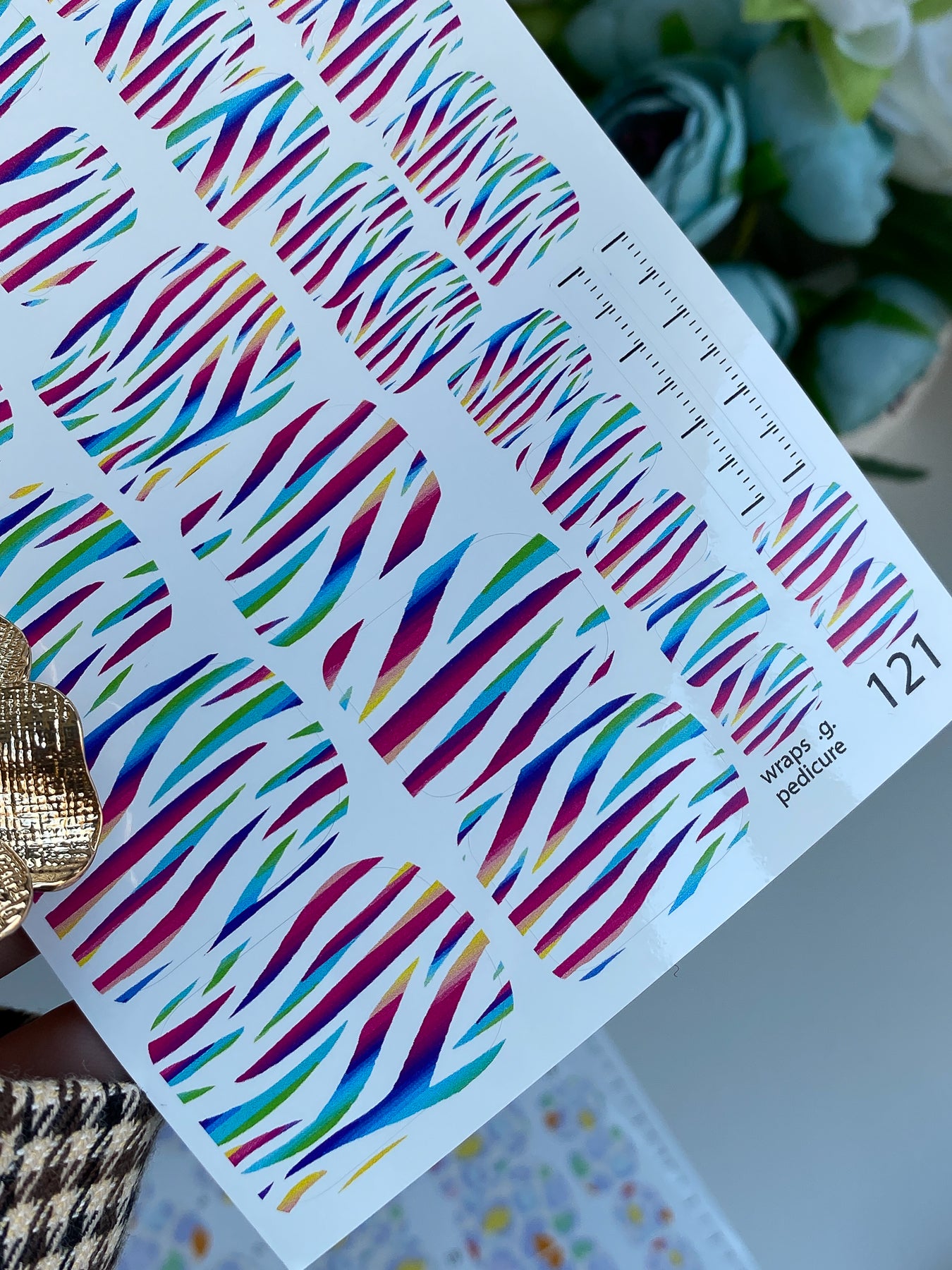 Nail wrap films wnb-121