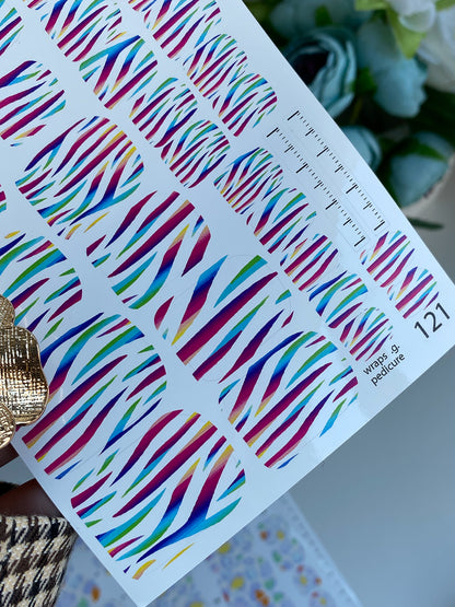 Nail wrap films wnb-121