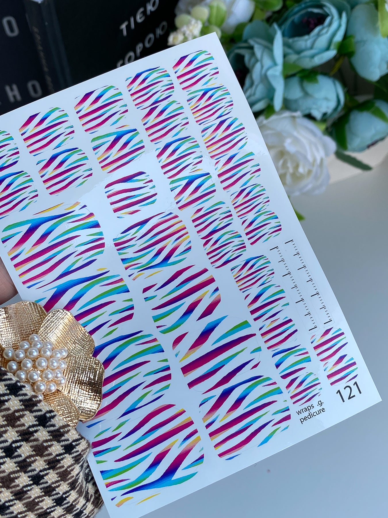 Nail wrap films wnb-121